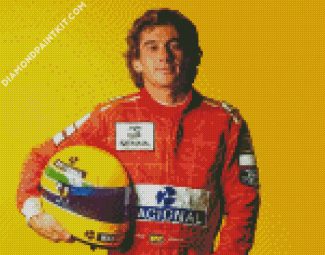 Ayrton Senna diamond painting