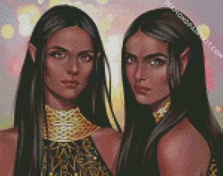 Beautiful Twin diamond painting