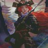 Beautiful Samurai Girl diamond painting