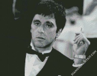 Black And White Al Pacino diamond painting