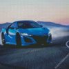 Blue Acura NSX diamond painting