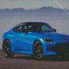 Blue Nissan Z Car diamond painting