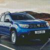 Blue Dacia Duster diamond painting