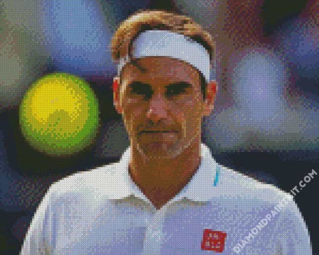 Cool Roger Federer diamond painting