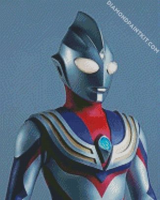 Cool Ultraman diamond painting