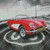 Corvette Route 66 diamond painting