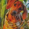 Cute Ridgeback diamond painting