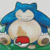 Cute Snorlax Pokemon diamond painting