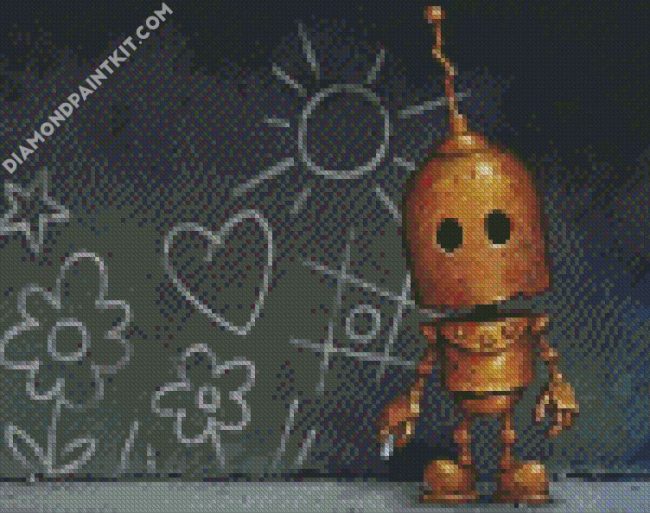 Cute Robot diamond painting