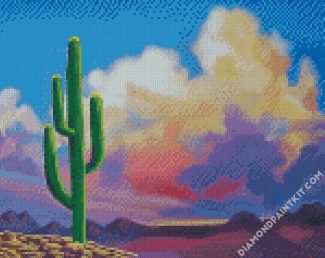 Desert Cactus diamond painting