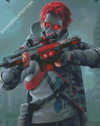 Free Fire Sniper diamond painting