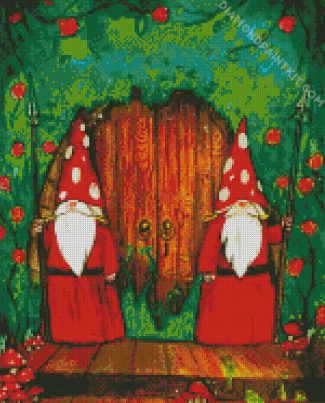 Guardian Gnomes diamond painting