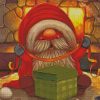 Happy Christmas Gnome diamond painting