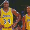 Kobe Bryant And Shaquille O Neal diamond painting