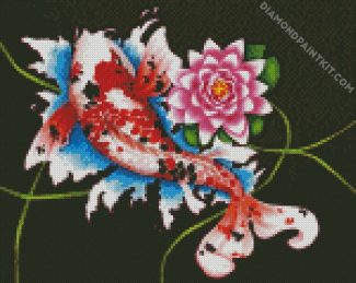 Koi Fish diamond painting