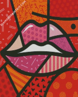 Lips Art diamond painting