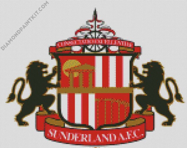 Logo Sunderland AFC diamond painting