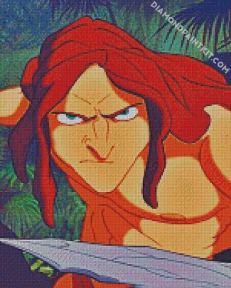 Mad Tarzan diamond painting