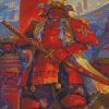 Masked Samurai diamond painting