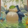 My Neighbor Snorlax diamond painting