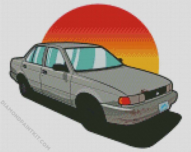 Nissan Tsuru Illustration diamond painting