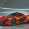 Orange Car diamond painting