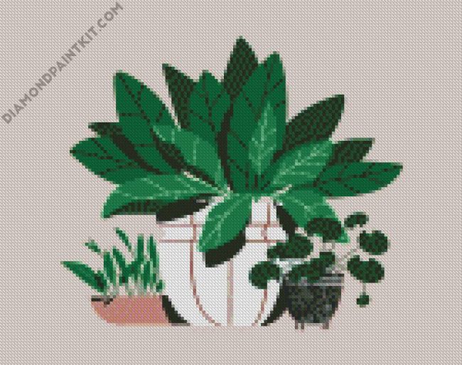 Plants Illustartion diamond painting