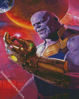 Powerful Thanos diamond painting