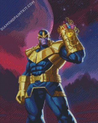 Powerful Thanos Art diamond painting