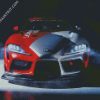 Red And Grey Supra diamond painting