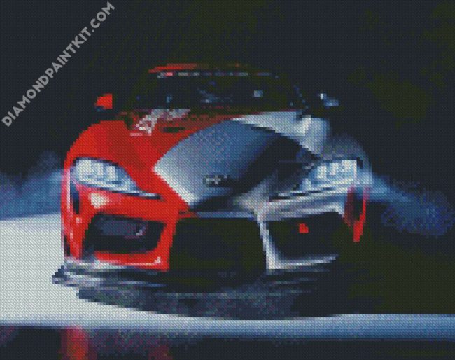 Red And Grey Supra diamond painting