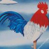 Rooster Illustration diamond painting