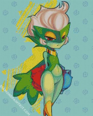 Roserade Pokemon Illustration diamond painting