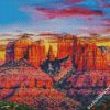 Sedona Arizona Mountains diamond painting