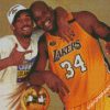 Shanquille O Neal And Kobe diamond painting