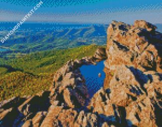 Shenandoah National Park Mountains diamond painting