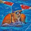 Swimmer Lady diamond painting