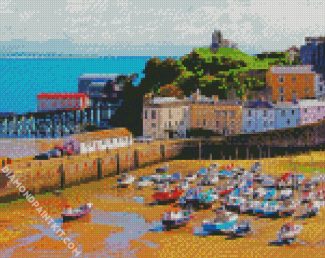 Tenby Wales diamond painting