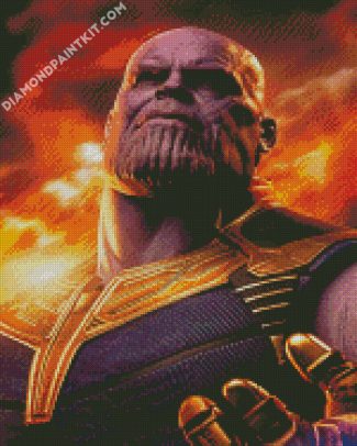 Thanos Marvel diamond painting