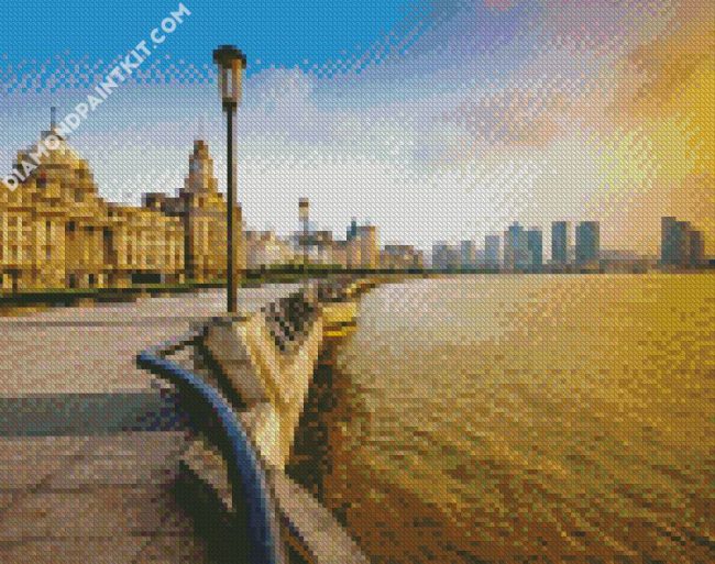 The Bund Shanghai City diamond painting