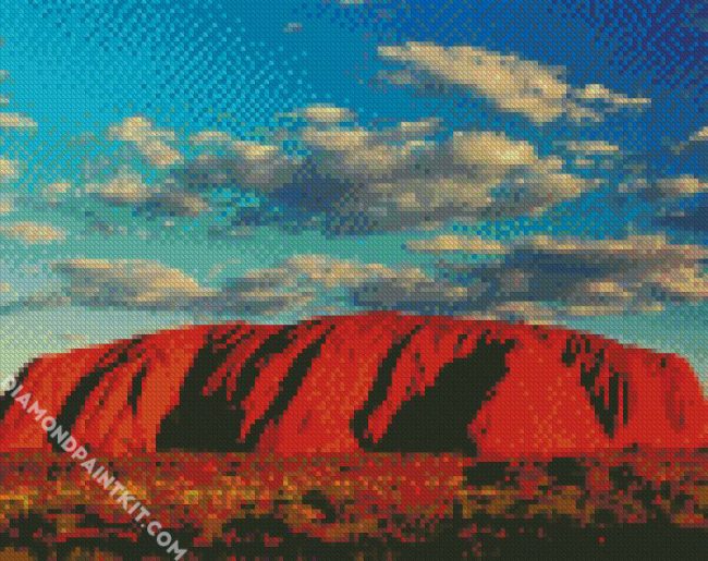 Uluru Rock diamond painting