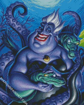 Ursula With Flotsam And Jetsam diamond painting