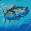 Yellowfin Tuna Fish diamond painting