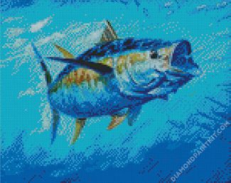 Yellowfin Tuna Fish diamond painting