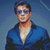 Actor Sylvester Stallone diamond painting