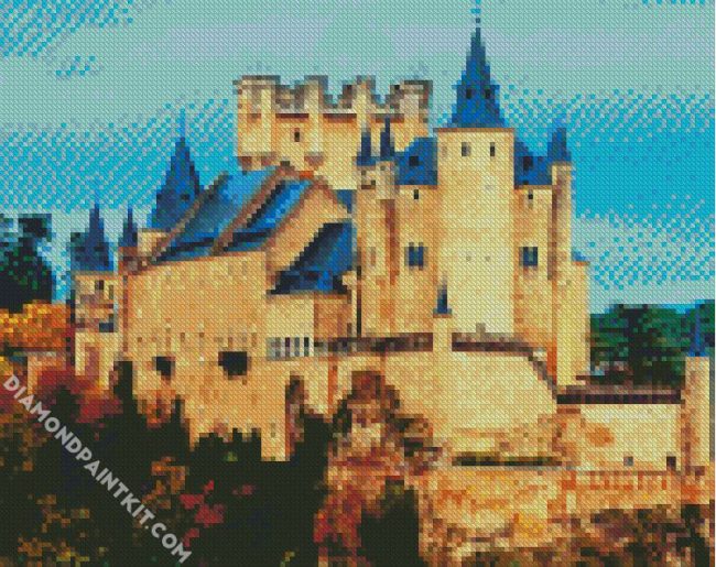 Alcazar De Segovia Castle diamond painting