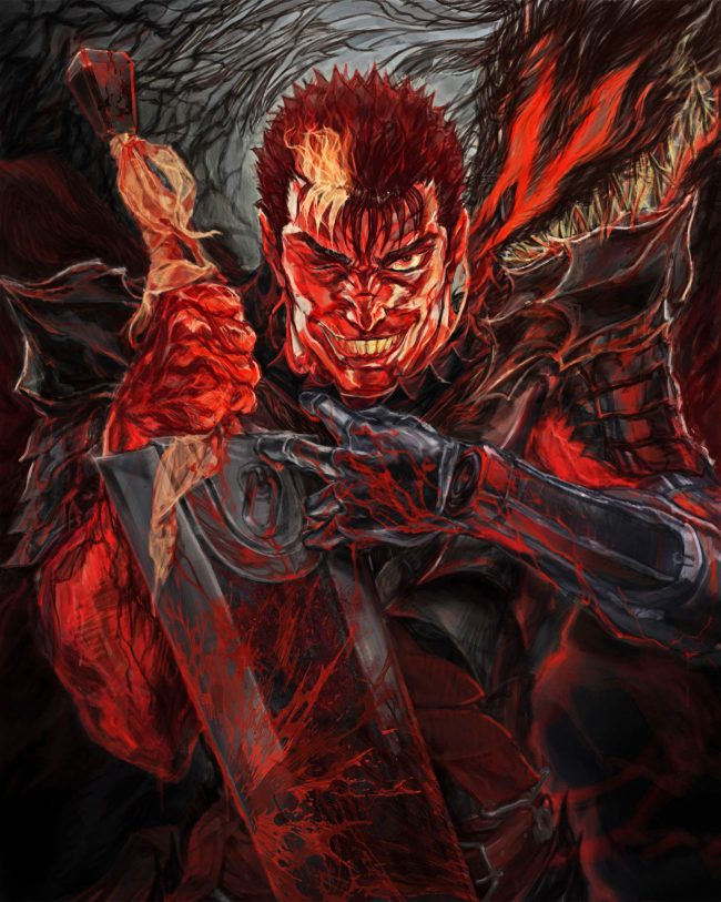 Bersek Anime Guts diamond painting