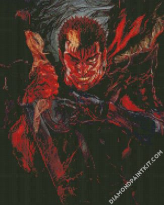 Bersek Anime Guts diamond painting