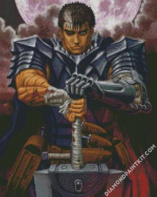 Berserk Guts diamond painting