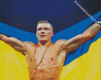 Boxer Oleksandr Usyk diamond painting